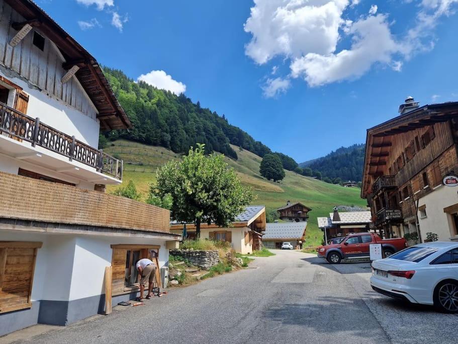 Appartement La Duchère Le Plan-la Giettaz massif des Aravis Extérieur photo