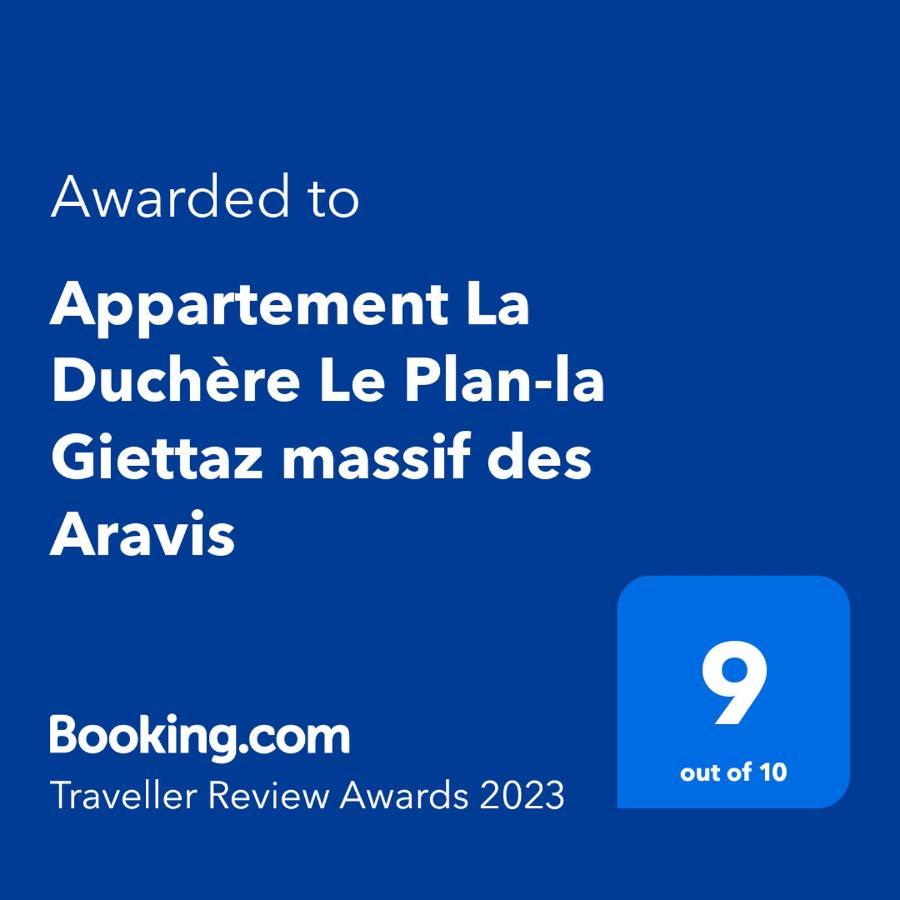 Appartement La Duchère Le Plan-la Giettaz massif des Aravis Extérieur photo