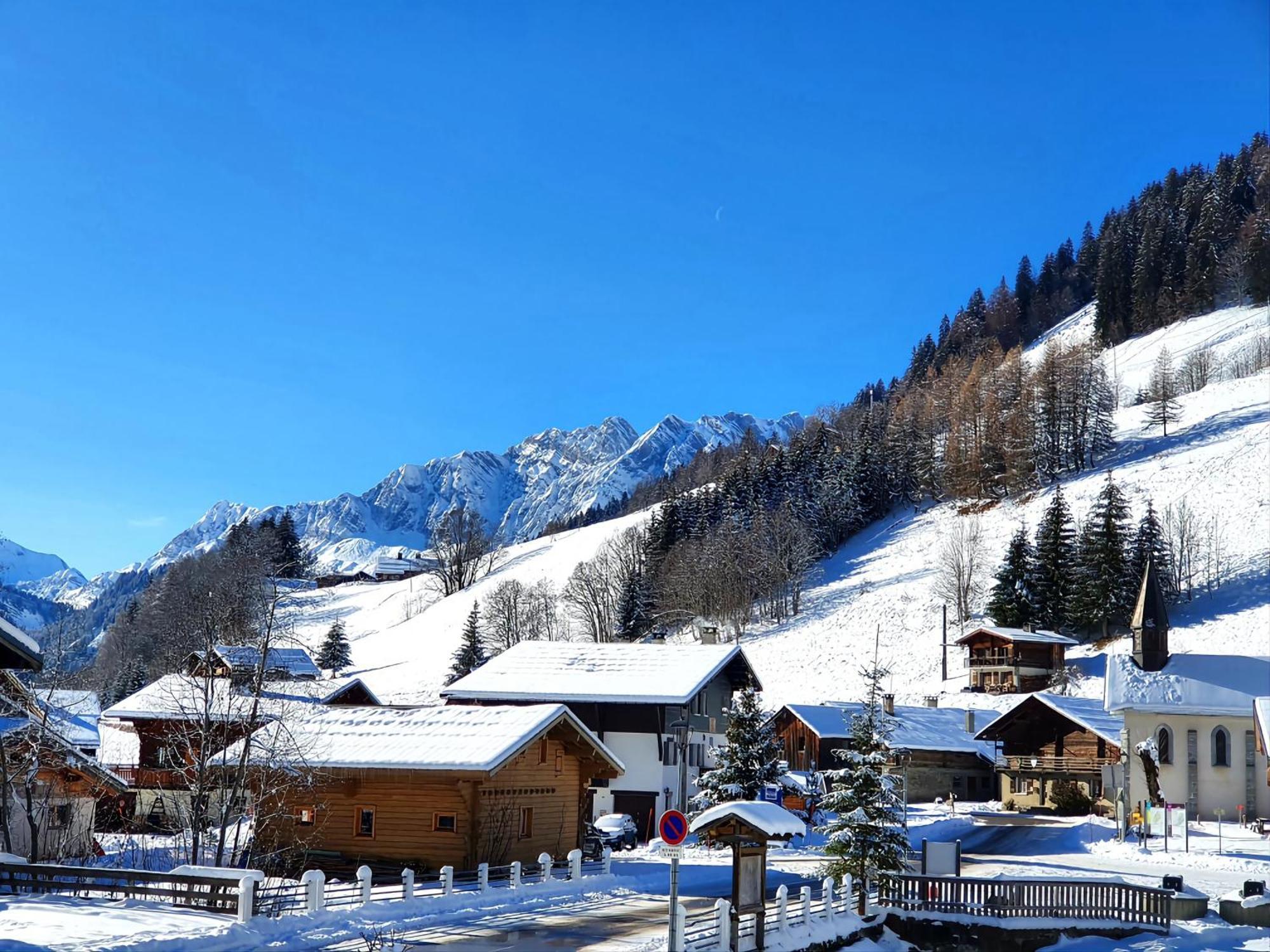Appartement La Duchère Le Plan-la Giettaz massif des Aravis Extérieur photo