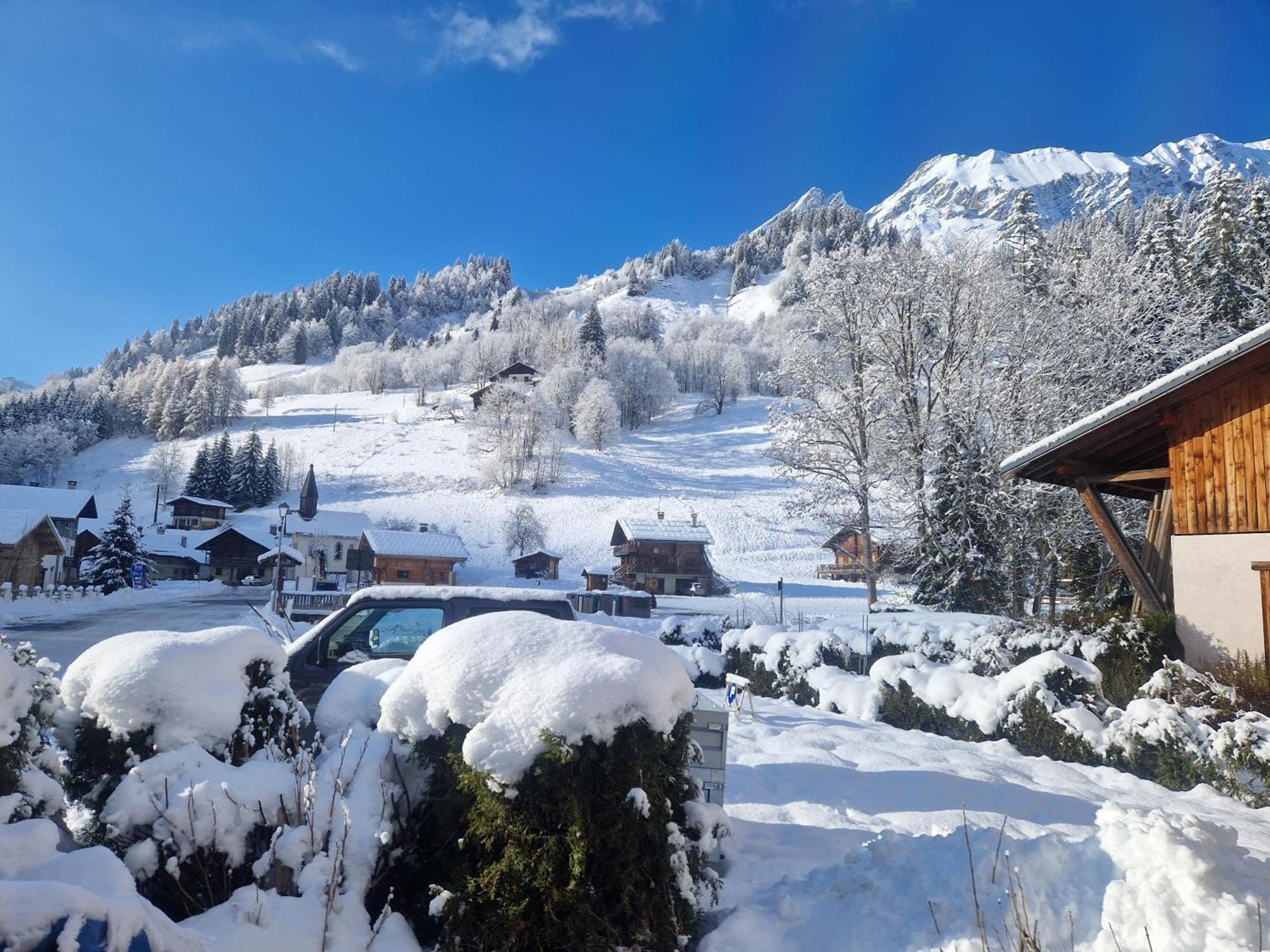 Appartement La Duchère Le Plan-la Giettaz massif des Aravis Extérieur photo