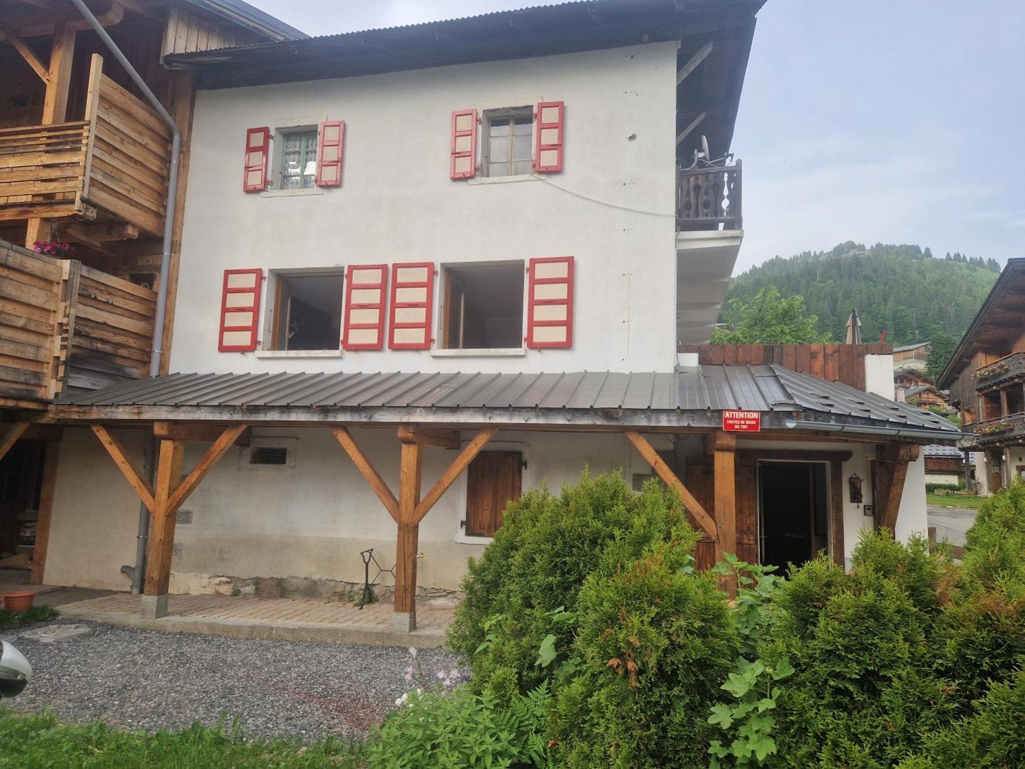 Appartement La Duchère Le Plan-la Giettaz massif des Aravis Extérieur photo